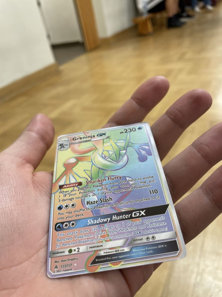 greninja GX stage 2 pokemon card