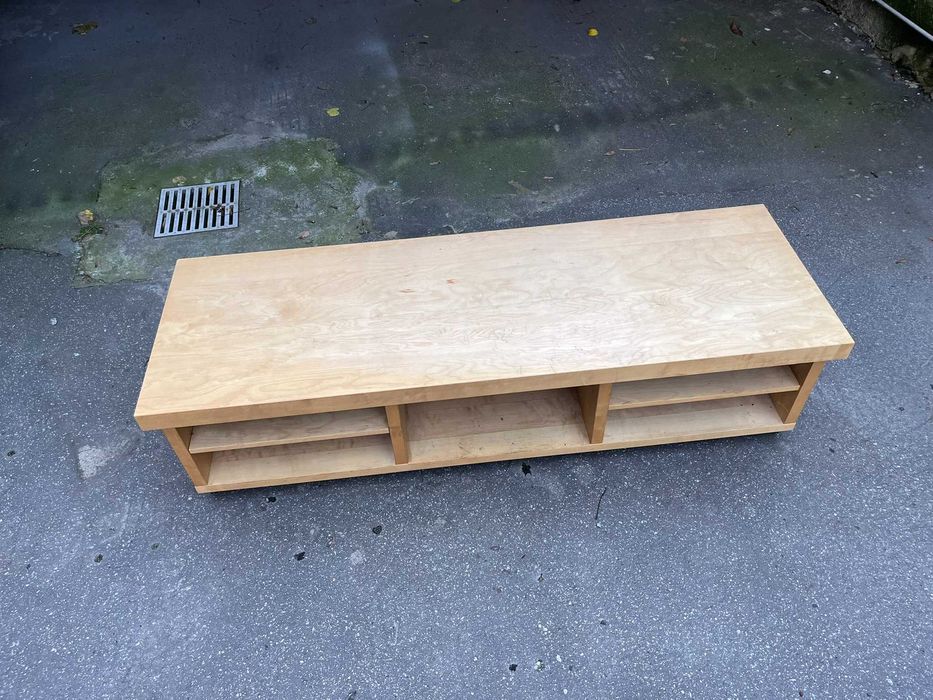 Szafka RTV IKEA MALM LACK na kólkach