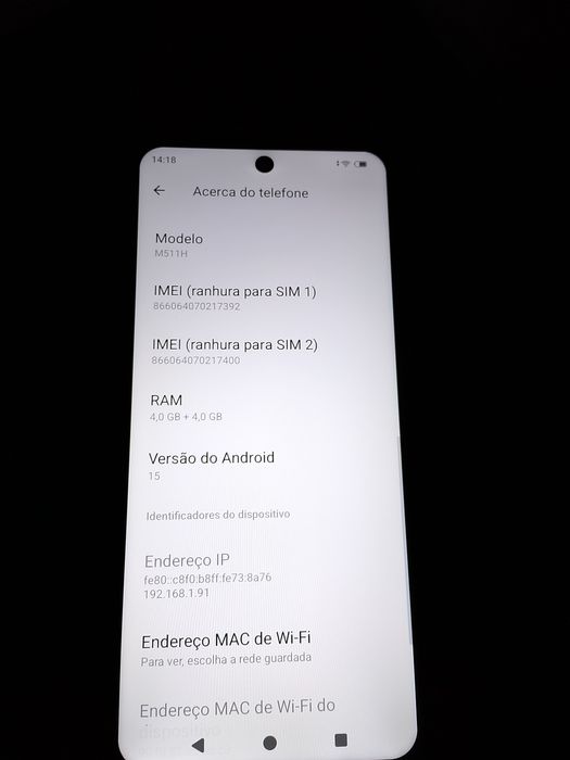 Telemóvel Meizu semi novo