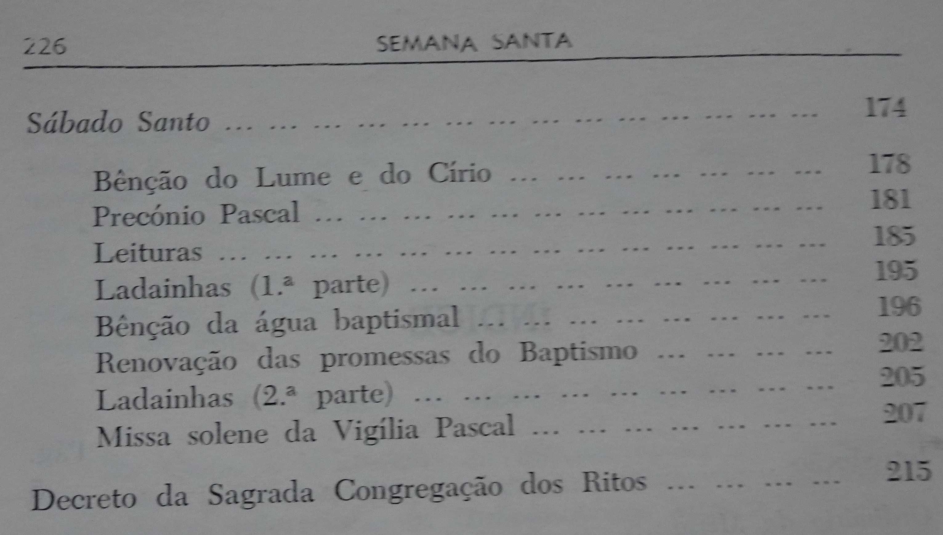 Guia Litúrgico da Semana Santa - 1º Edição 1957