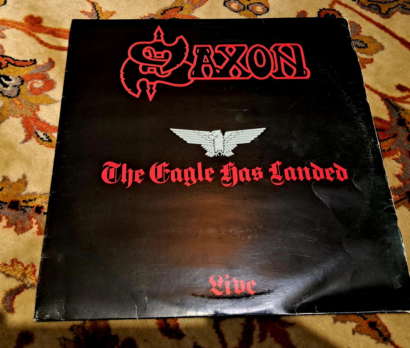 Winyl Saxon The eagle has land 1982ed