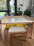 Stolik z ławeczka ikea