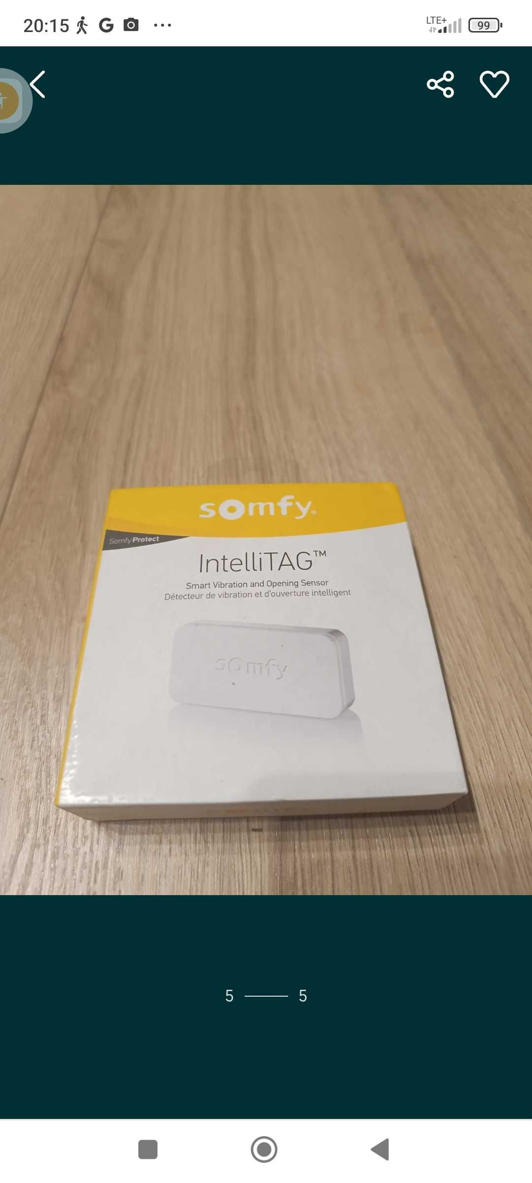 Somfy intelliTAG czujnik otwarcia okna
