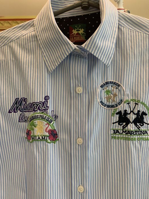 Очень красивая рубашка La martina, м-с