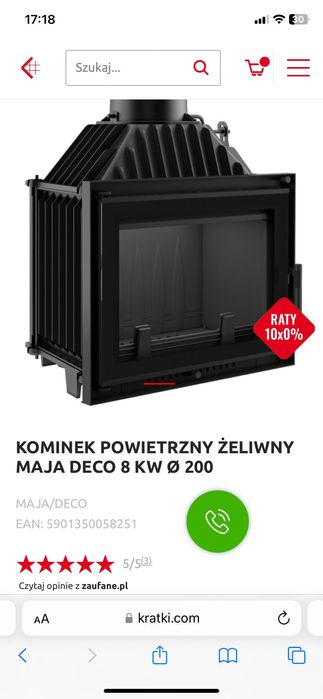 Kominek Maja 8kw
