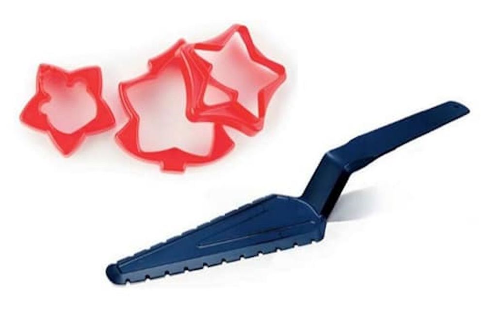 Formas para Bolachas + Corta-Bolo Tupperware