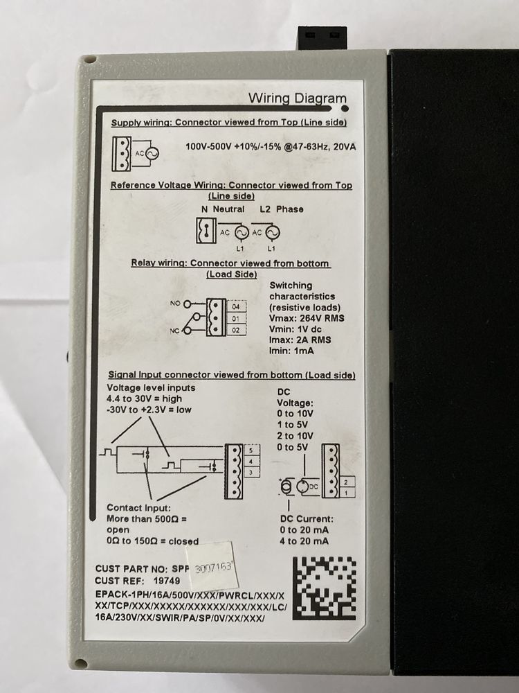 Контролер потужності Eurotherm EPACK-1PH