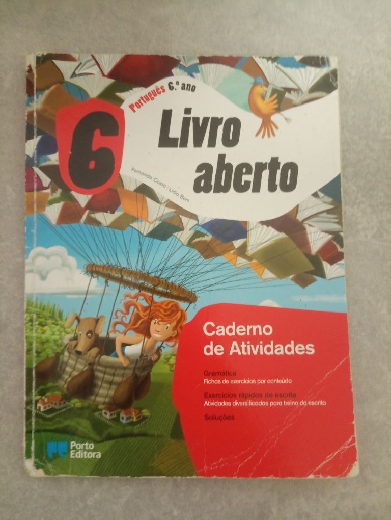 Livro Aberto 6 caderno de atividades português