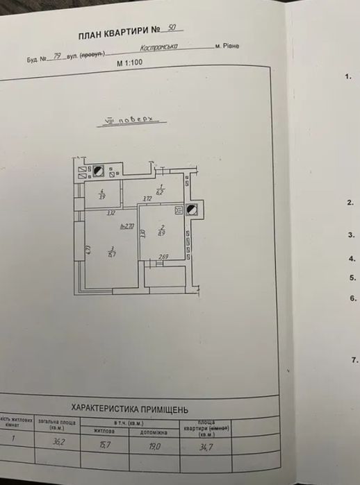 VP Продам 1К Квартиру в новобудові, Спектрум