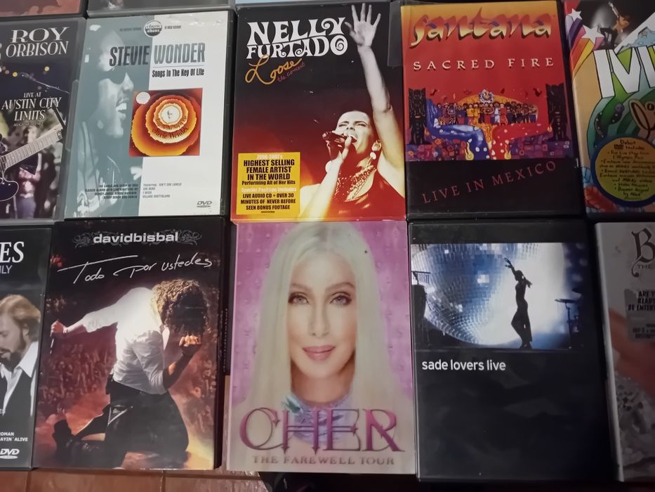 Conjunto de 25 Dvds Musicais Diversos Originais