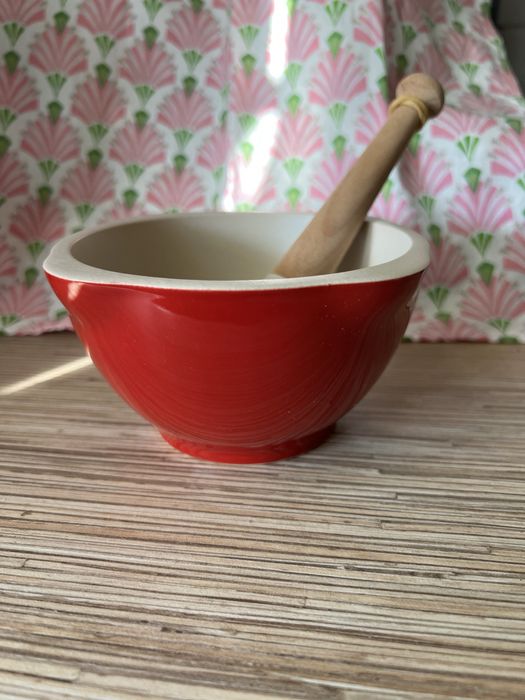 Emile Henry толкушка со ступкой, пестик, ступка з товкачиком, новая