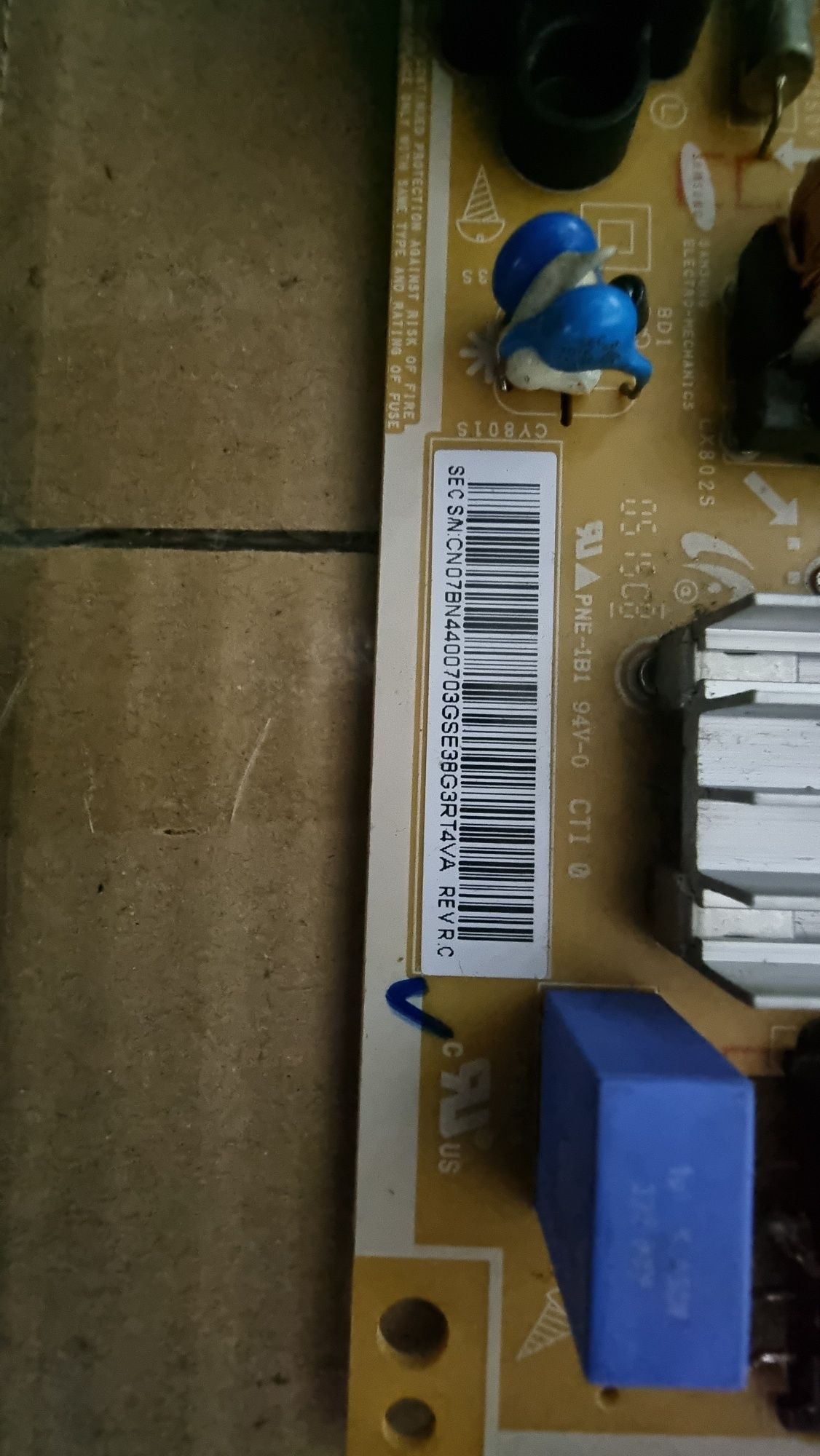 Placa Fonte alimentação ue44  samsung BN44