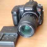Aparat fotograficzny SONY a300 sprawny z uszkodzonym wyświetlaczem /