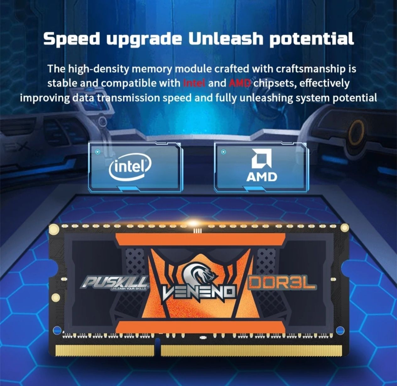 Puskill DDR4 32 gb 3200mhz ігрова память