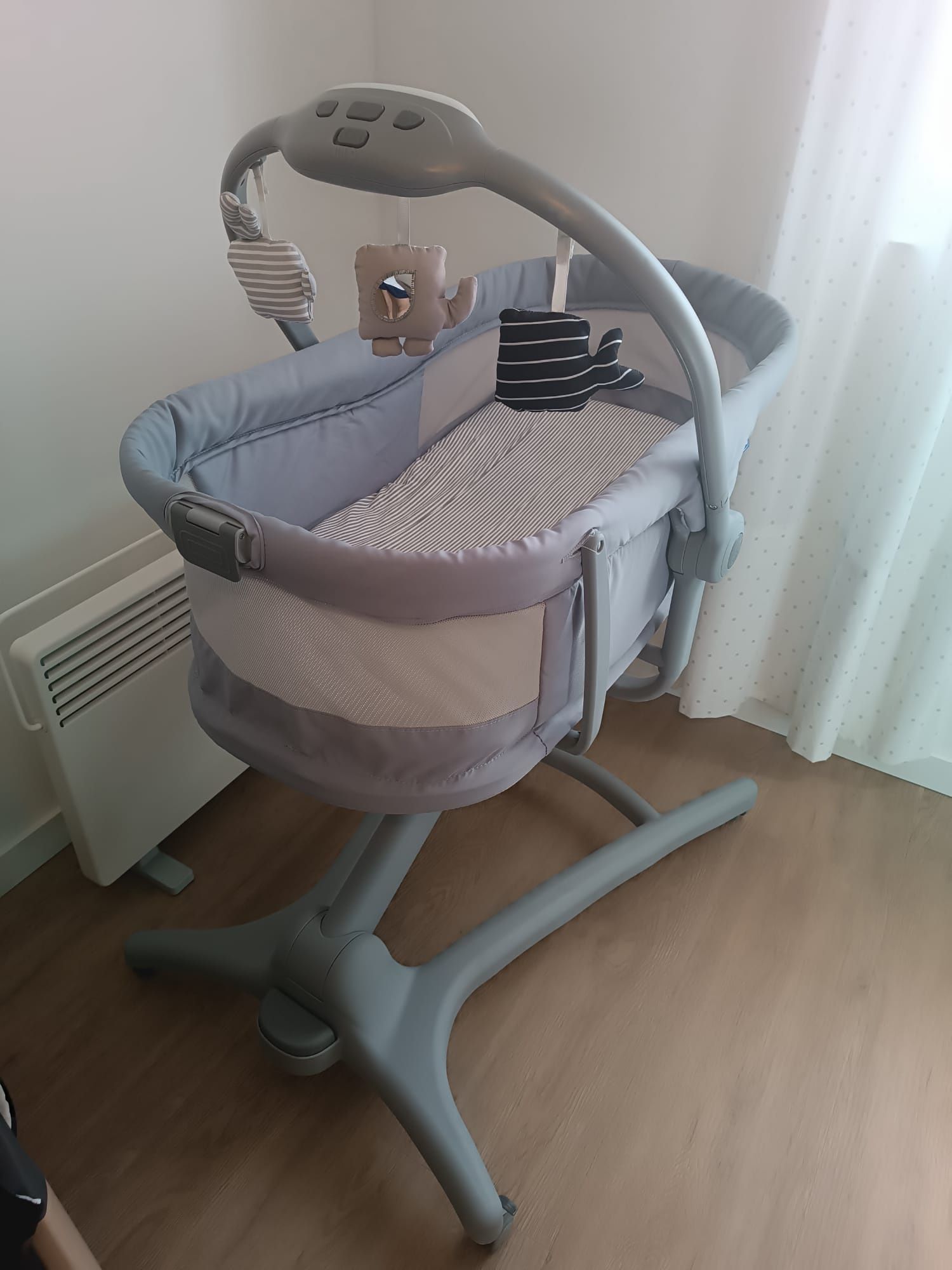 Chicco Baby Hug Pro 5 em 1 Earl Grey – Excelente estado