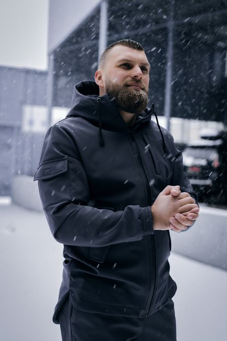 Мужской спортивный костюм SOFTSHELL тактическая куртка штаны чоловічий