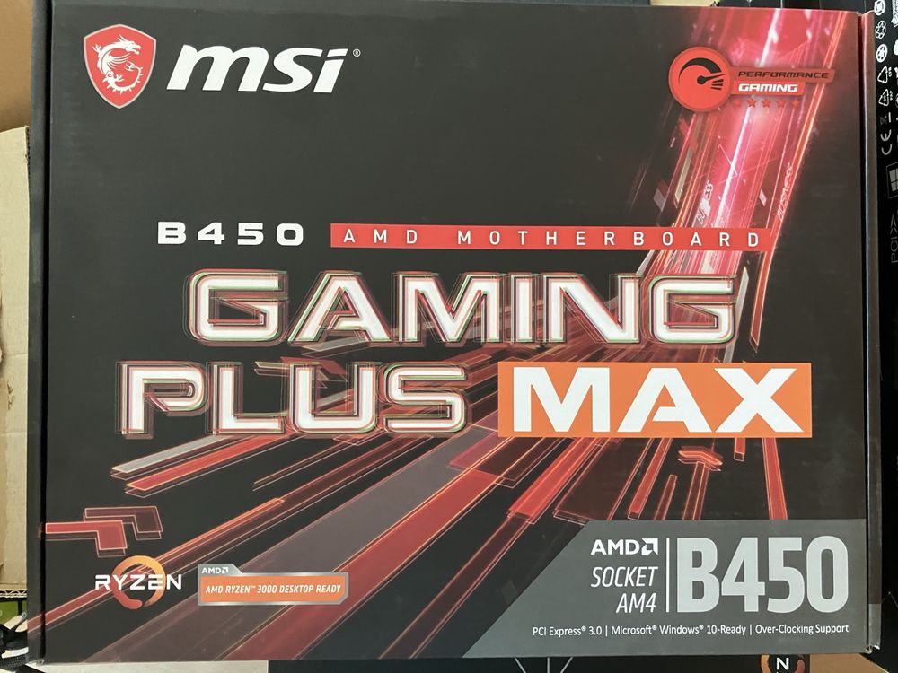 Bundle AM4 MSI B450 Gaming Plus Max com Ryzen 3 1200 e 8 GB DDR4