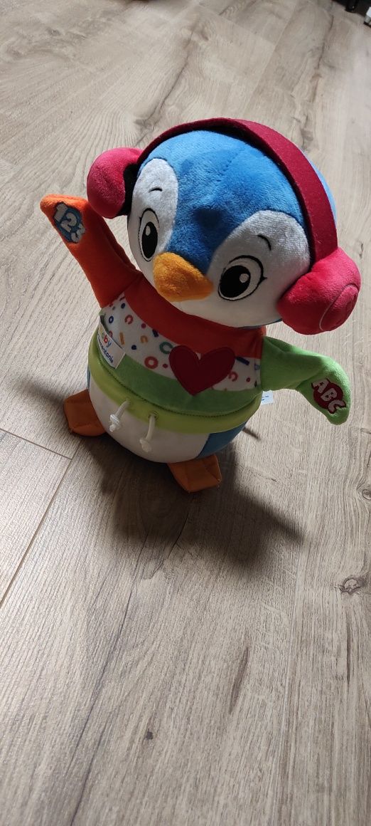 Interaktywny tańczący pingwin.