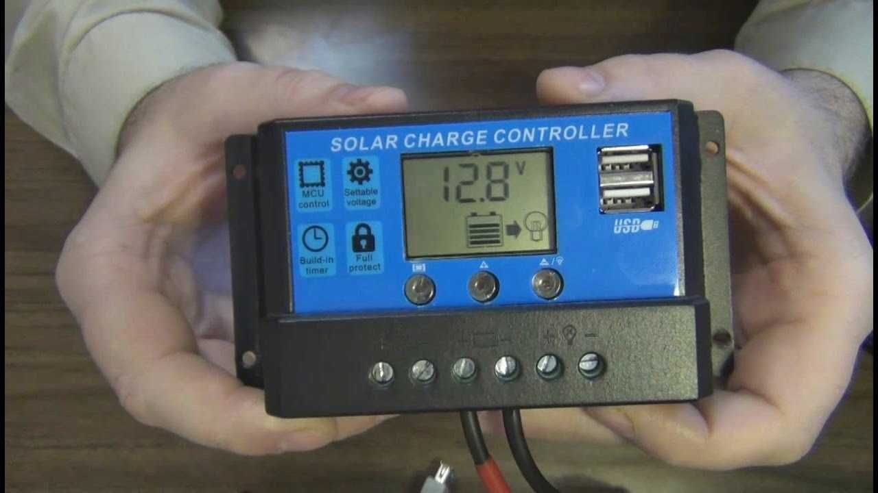 Контроллер заряда солнечной батареи KW1230 ШИМ 12-24В 30А