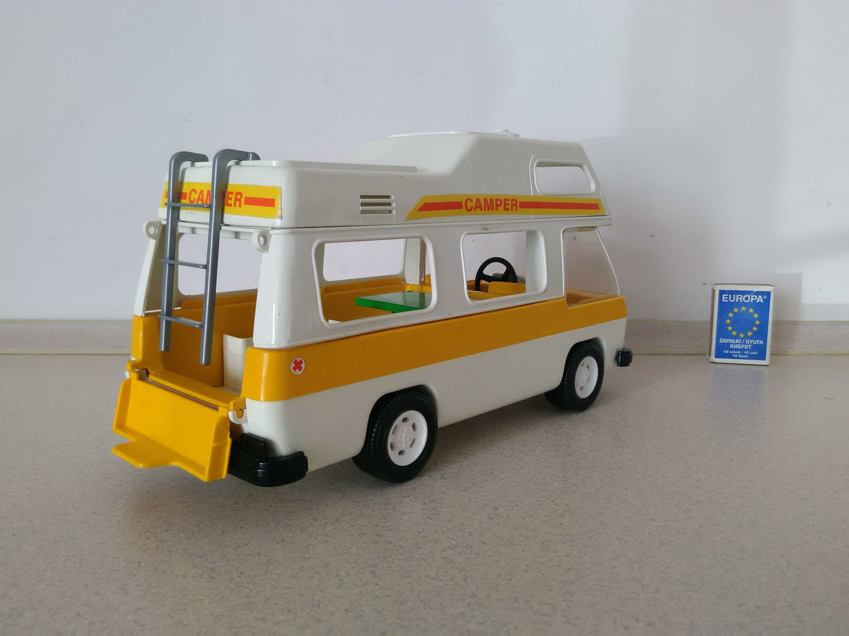 stara zabawka PRL kamper Playmobil kemping retro camping nie LEGO