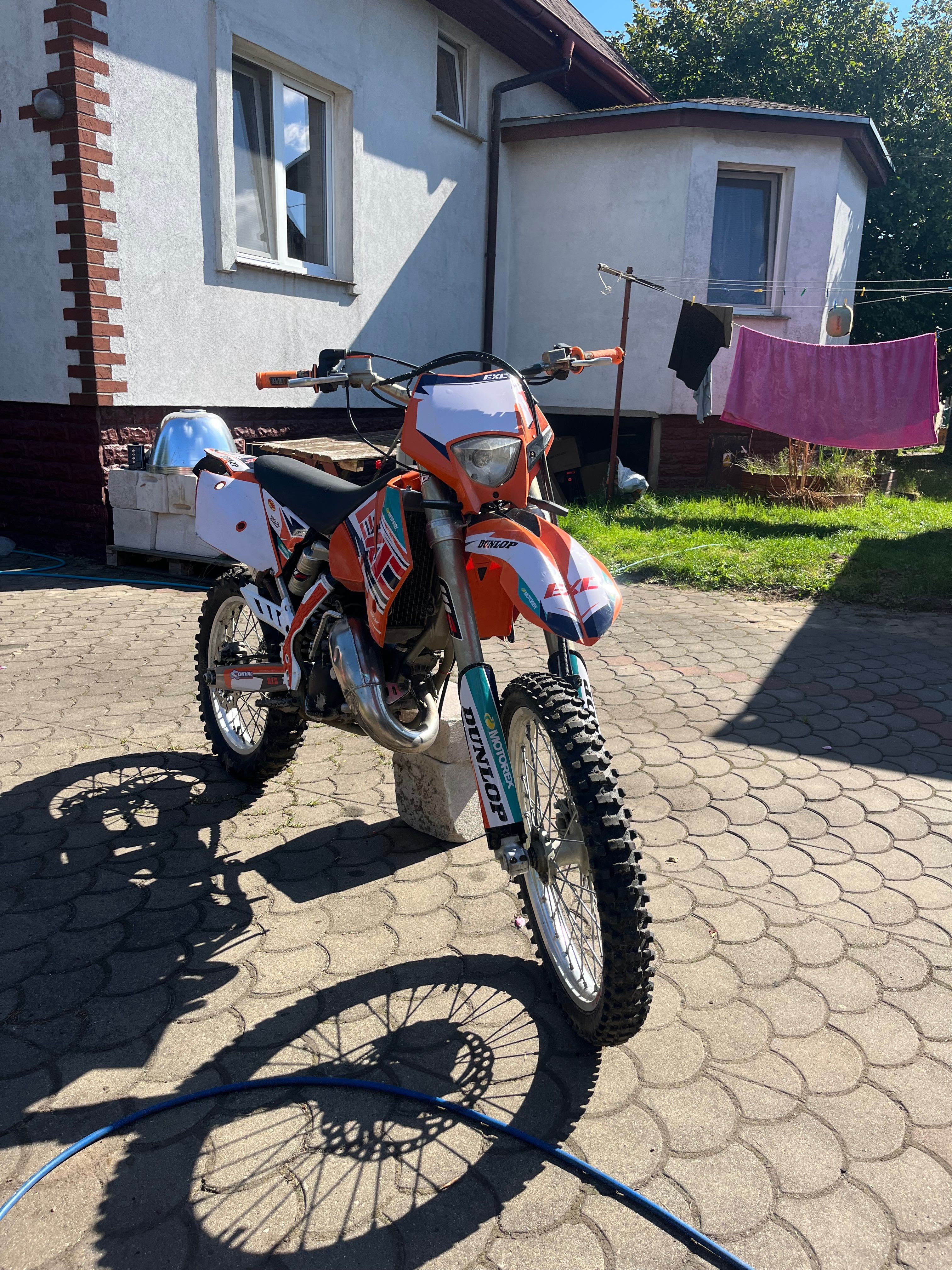 KTM exc 125 zarejestrowany