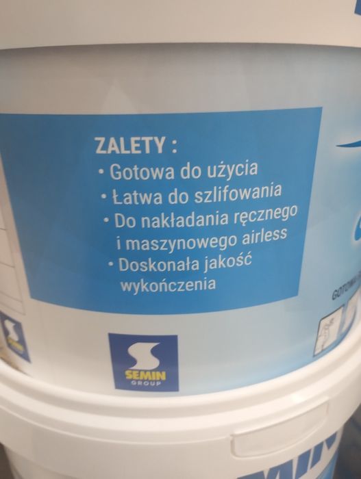 Gotowa gładź polimerowa Semin Soft.