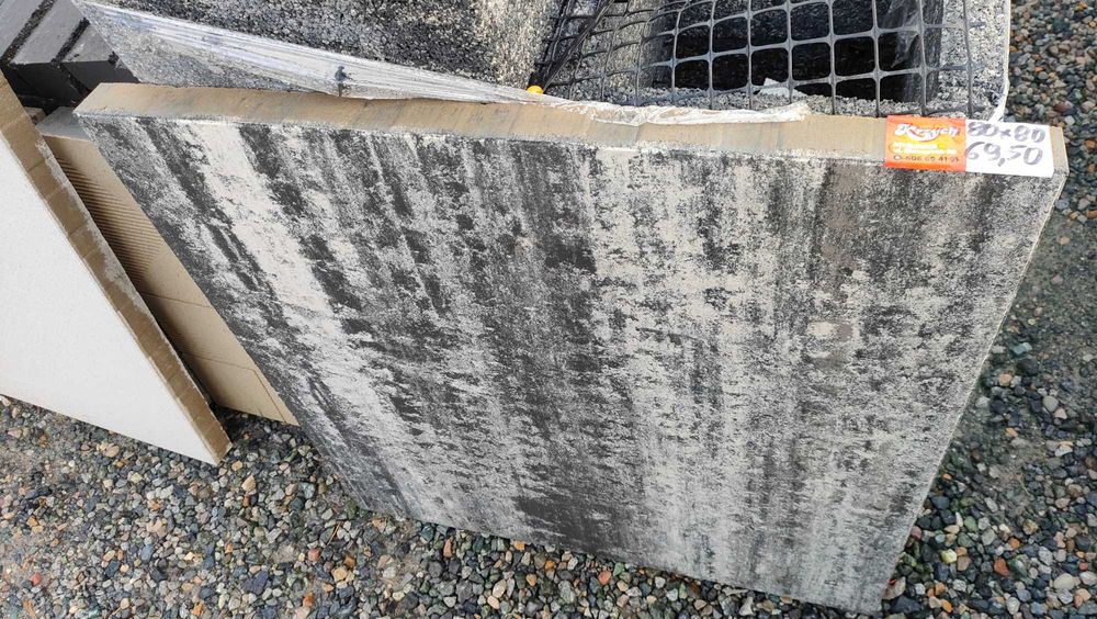 Płyty betonowe pod parasol płytka chodnikowa 80x80x4,5 kostka brukowa