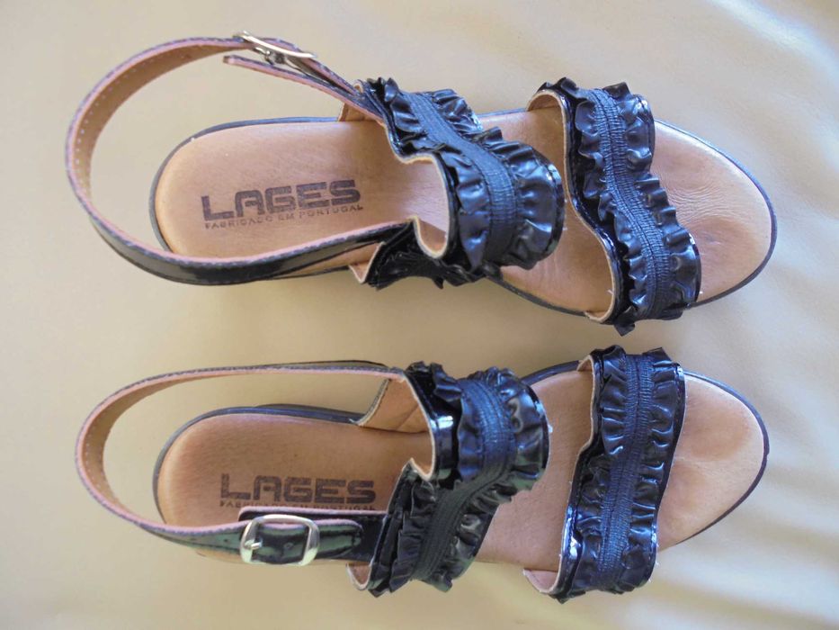 sandálias de mulher cor preto