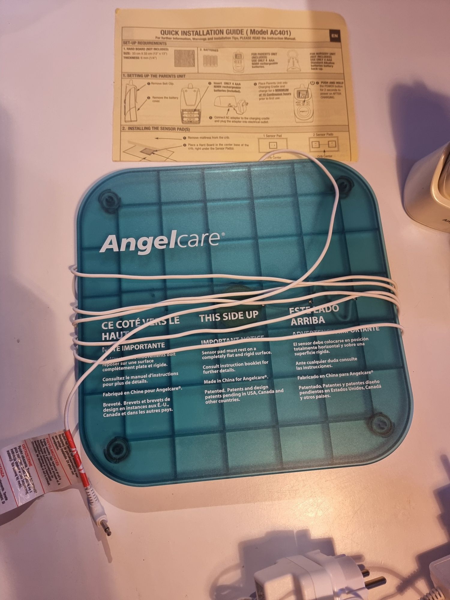 AngelCare niania elektroniczna monitor oddechu
