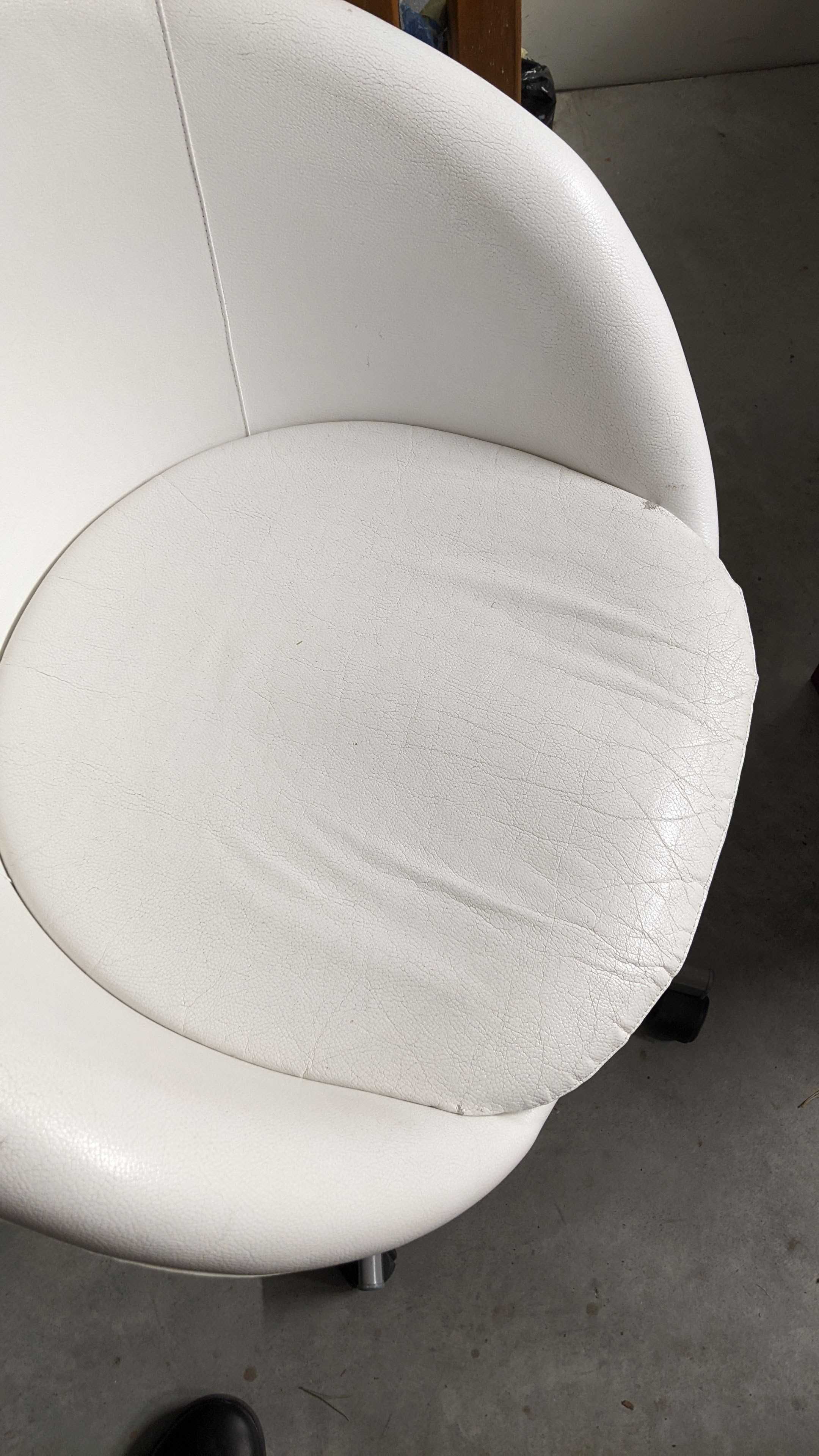 Krzesło obrotowe fotel IKEA SKRUVSTA białe