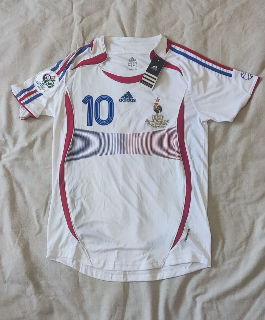 Camisola França Zidane #10 – Final Mundial 2006 – Retro Futebol