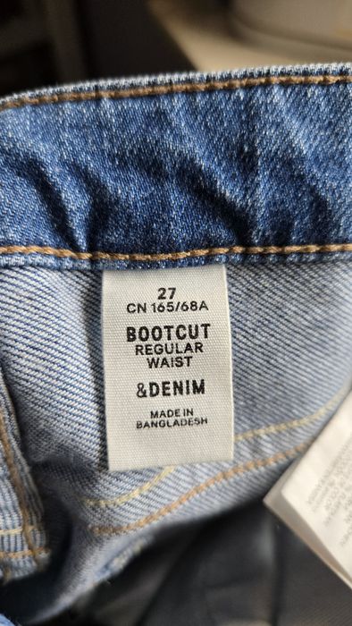 Jeansy bootcut H&M 28