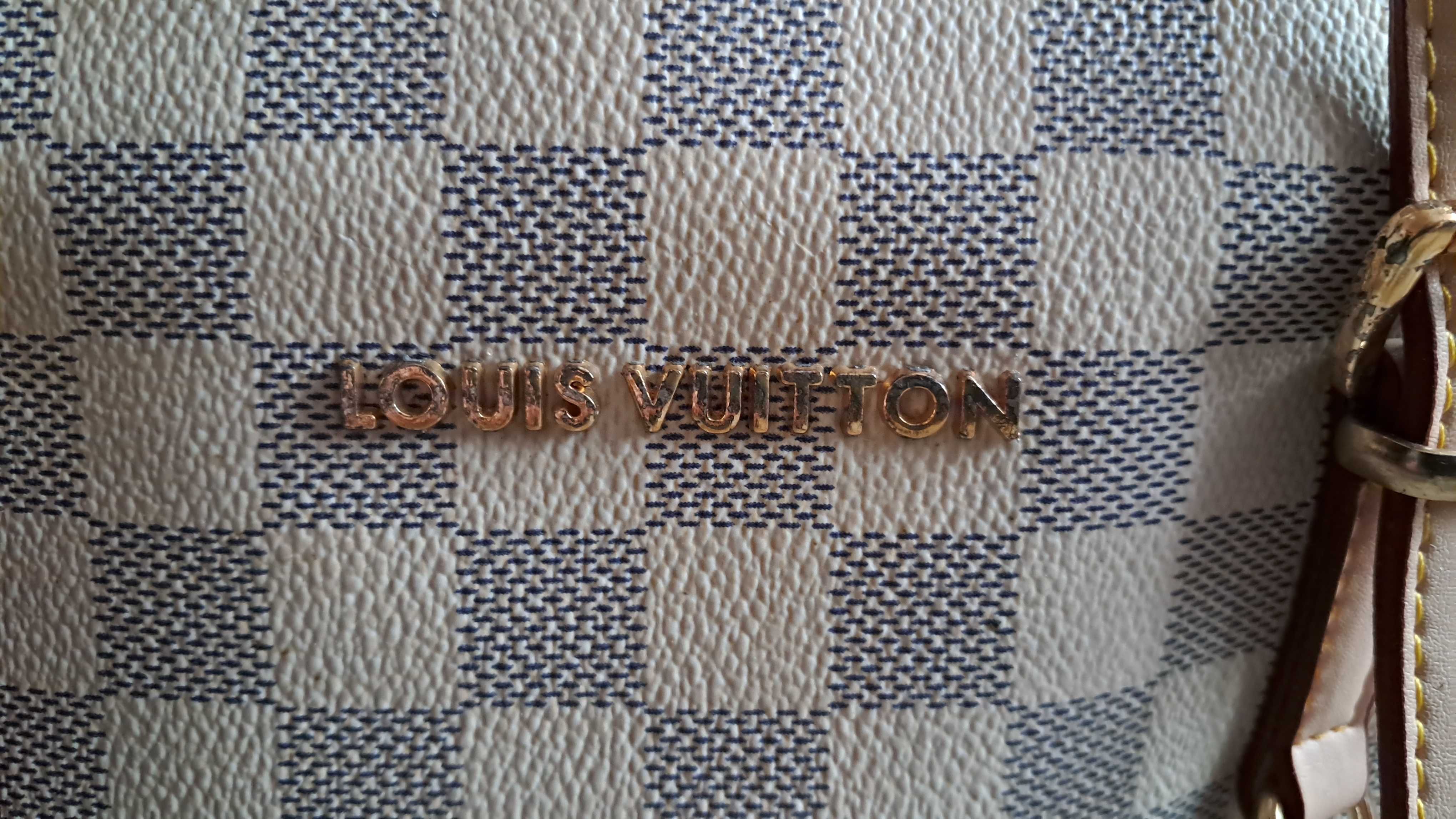 Duża stylowa torba kuferek na ramię w stylu Louis Vuitton Paris