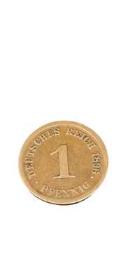 1 Reich Pfennig 1896 r. G