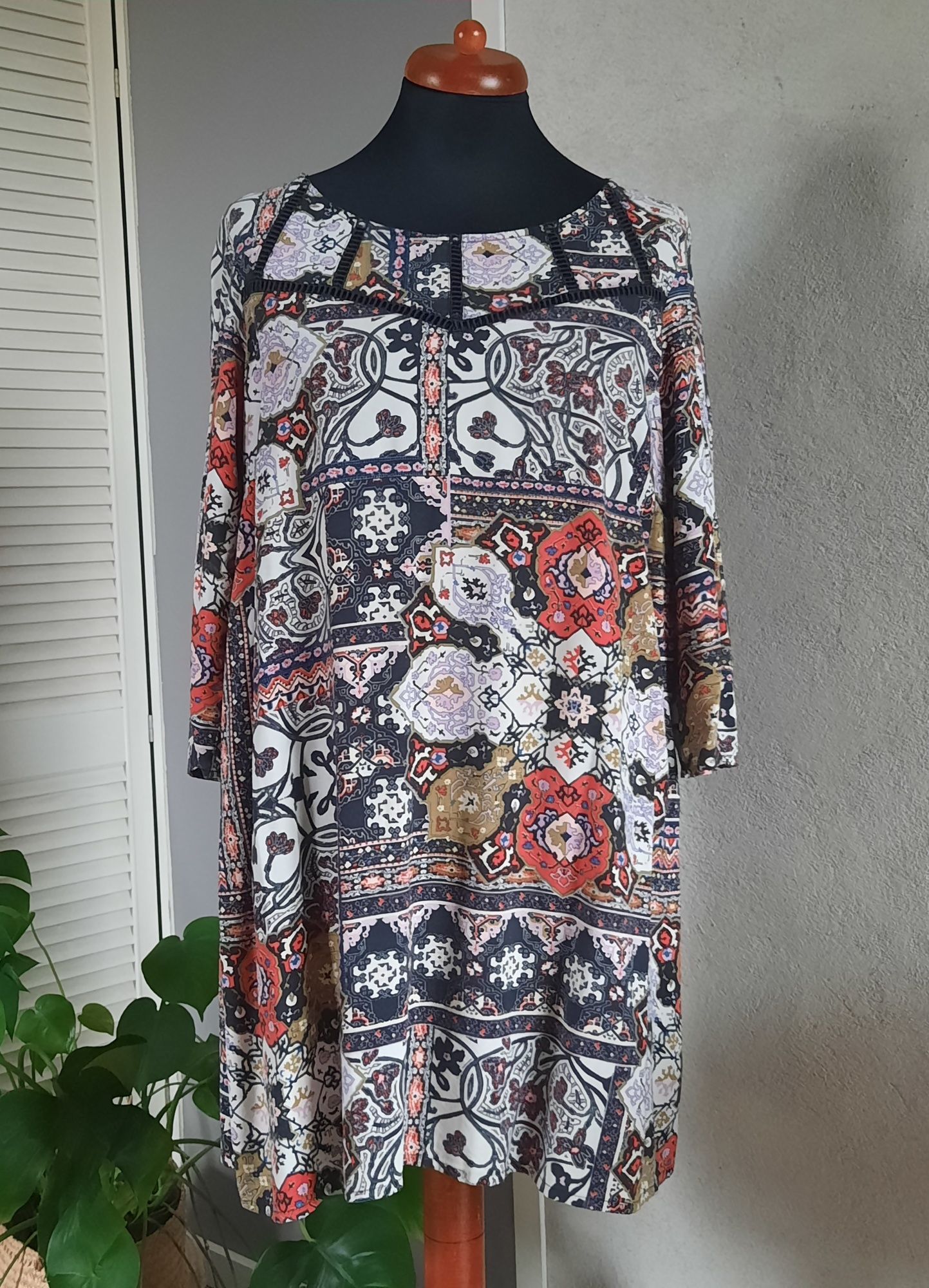 Tunika boho TU roz.46, 48, XXL