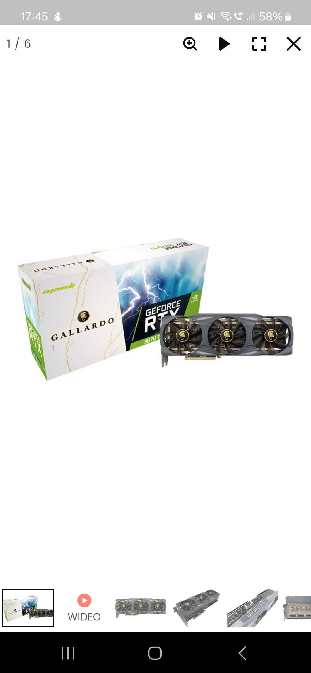 Geforce RTX 3070ti Manli