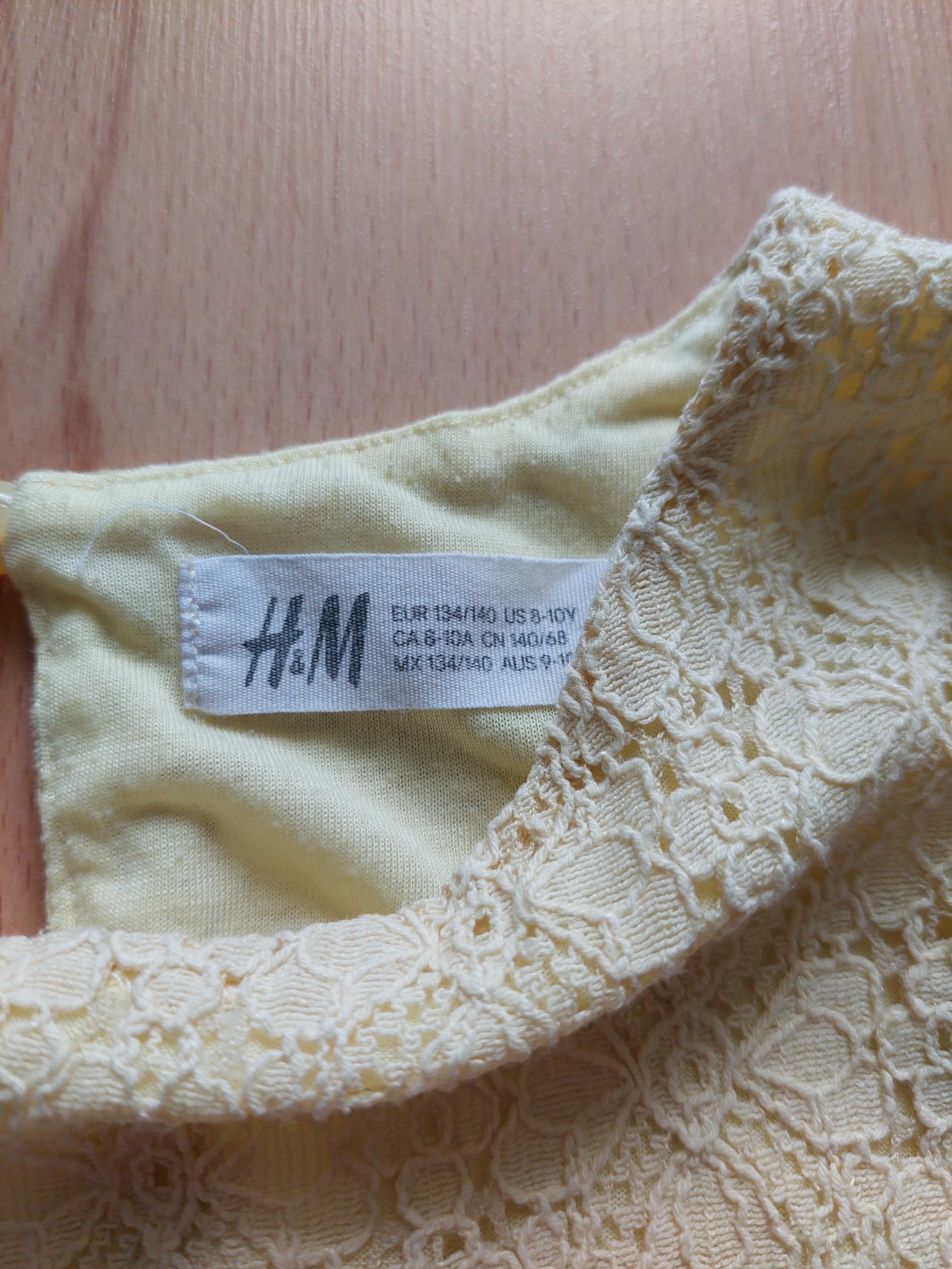Żółta sukieneczka H&M
