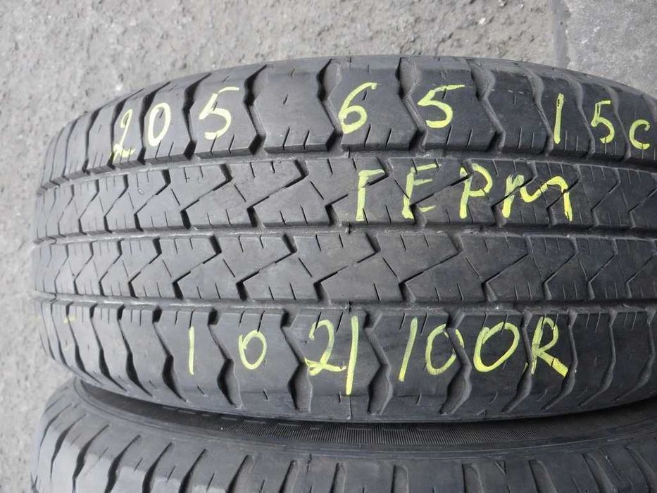 205/65 R15c 102/100R Goodyear CargoG26 літо 2 штуки шини бу