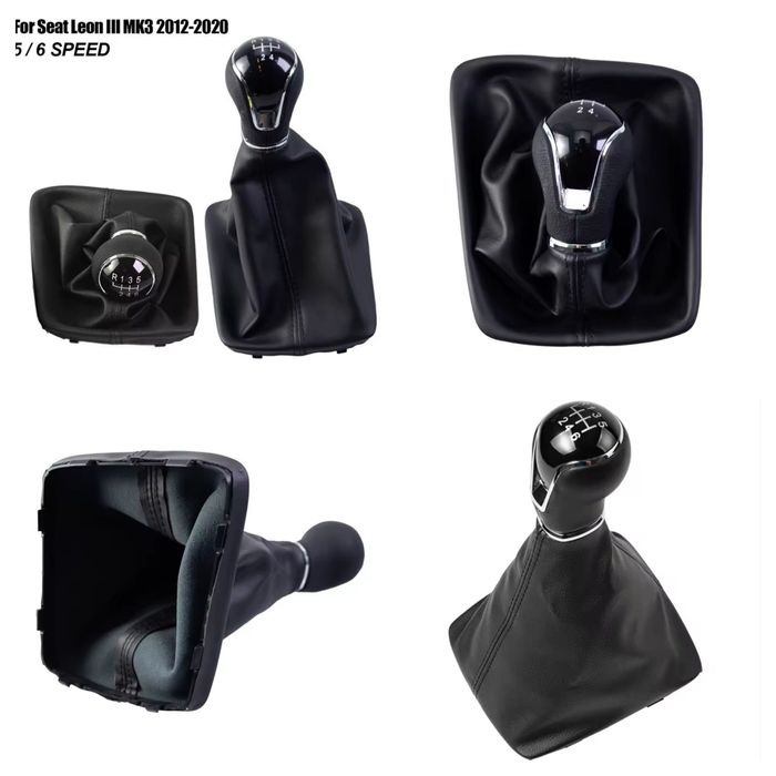 Manete SEAT alavanca mudanças punho moca fole Leon,Toledo,Altea,Ibiza
