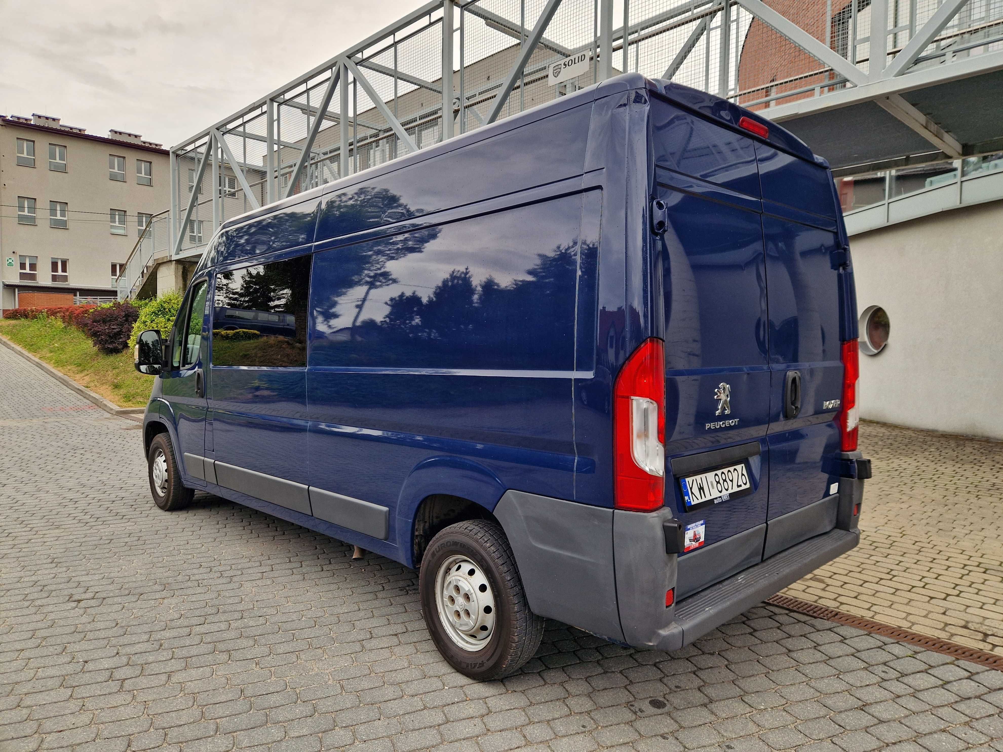 Peugeot Boxer L3H2 Brygadowka 7 Osób Holenderka Krajowy 1 Wl F-Vat23%