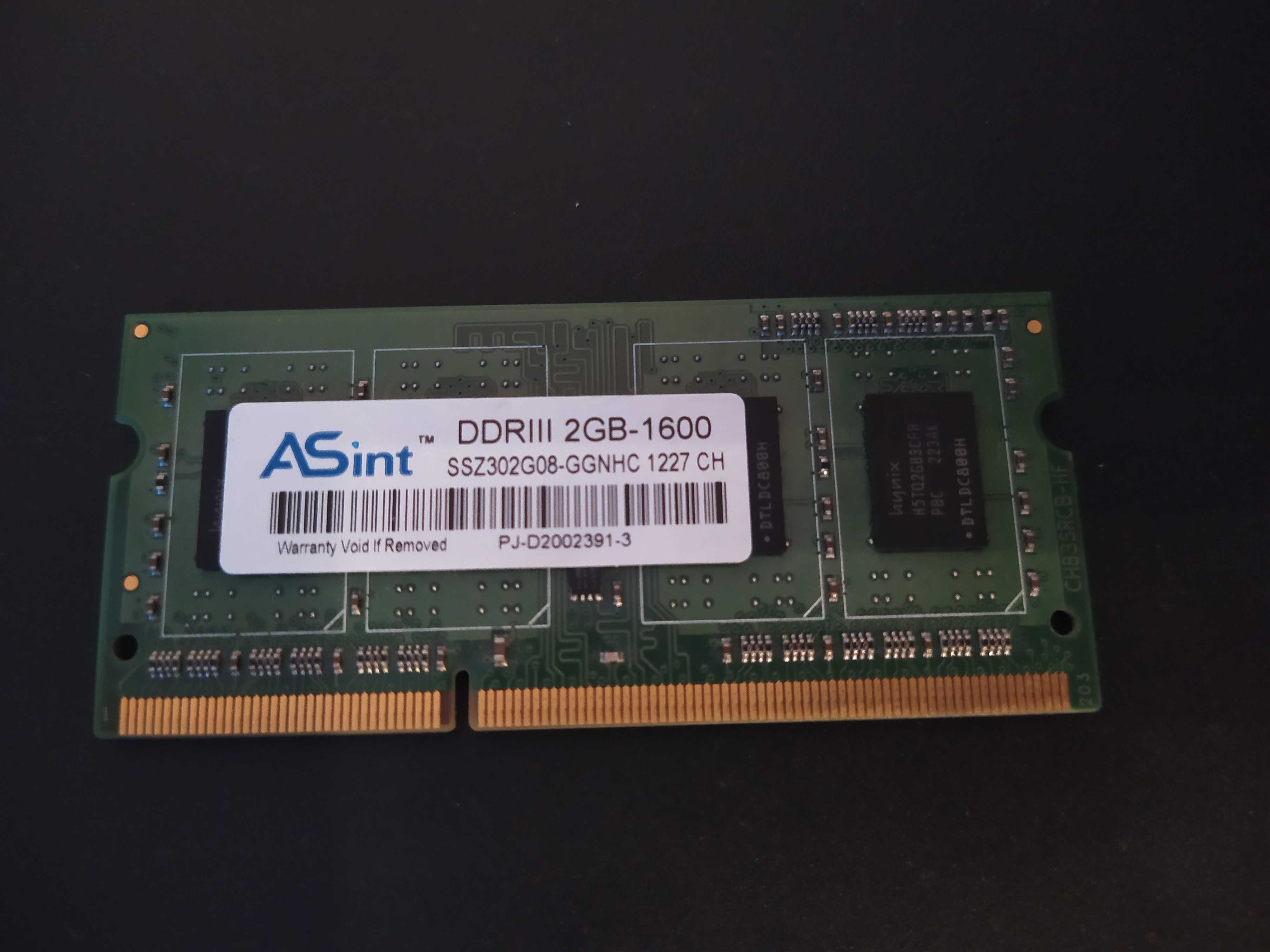 1x Memória RAM DDR3 2gb para portátil