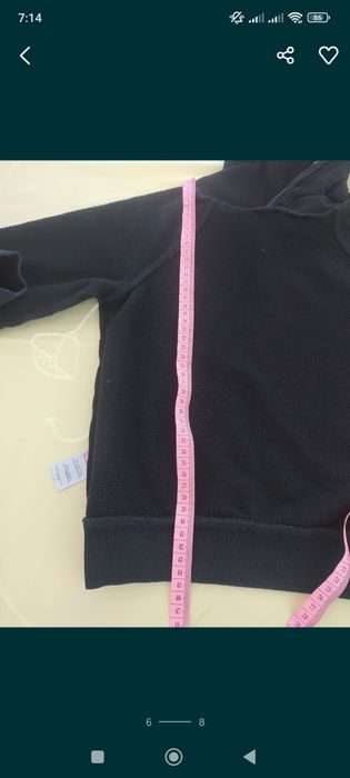 Bluza z kapturem 104-110 czarna chłopięca