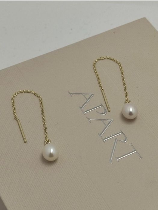 Kolczyki z perłami naturalnymi srebro 925