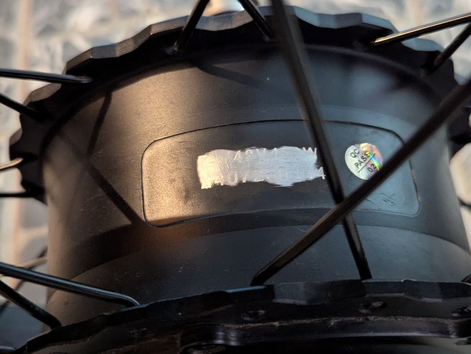 Мотор колесо 20x4.0 фетбайк 48v 750w + контролерта бмс в подарунок