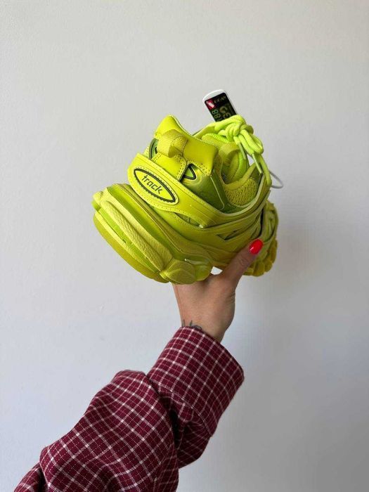 Женские кожаные кроссовки Balenciaga Track шкіряні баленсіага трек