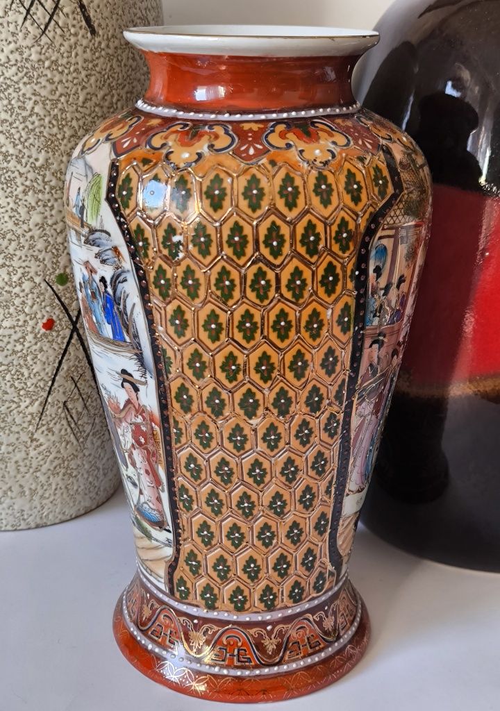 Wazon piękna stara porcelana Chińska sygnowana 30 cm