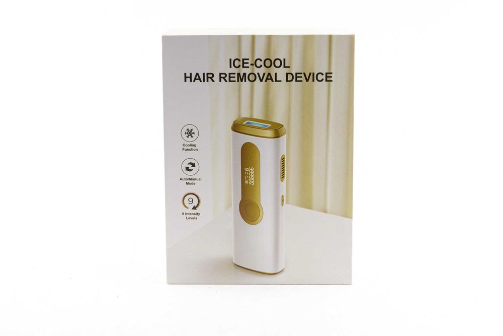 Aparelho depilação IPL c/ sistema de arrefecimento e modo automático