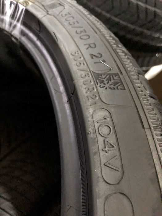 305/30/21+265/35/21 R21 Michelin Pilot Alpin 5 4шт зима