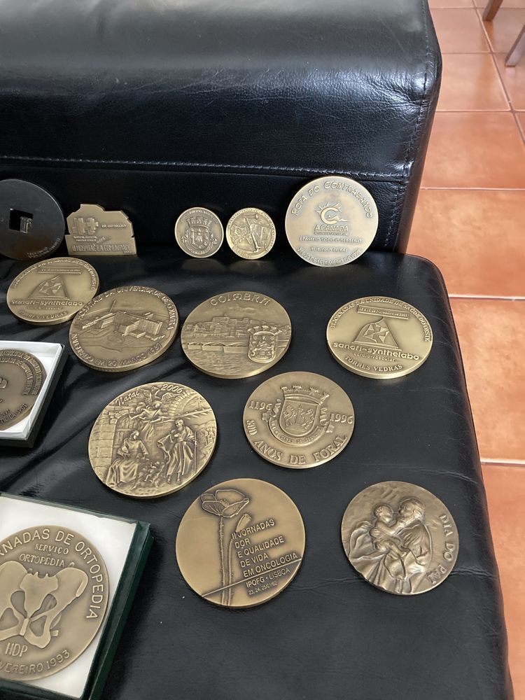 Conjunto de medalhas diversas