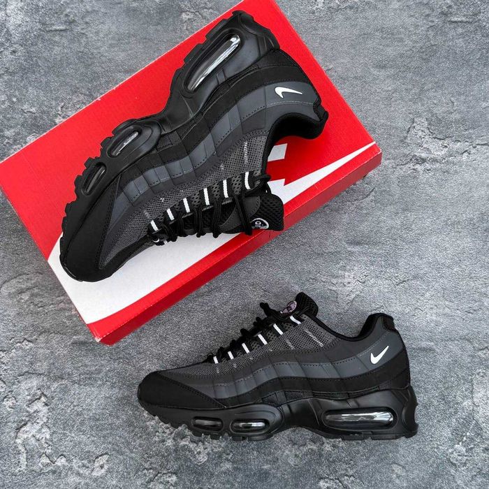 !SALE! Nike Air Max 95 Black/Grey 40 41 42 43 44 45 46 найк аир макс